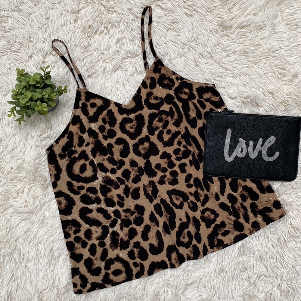 Hayden Leopard Tank 💗 Tan & Black